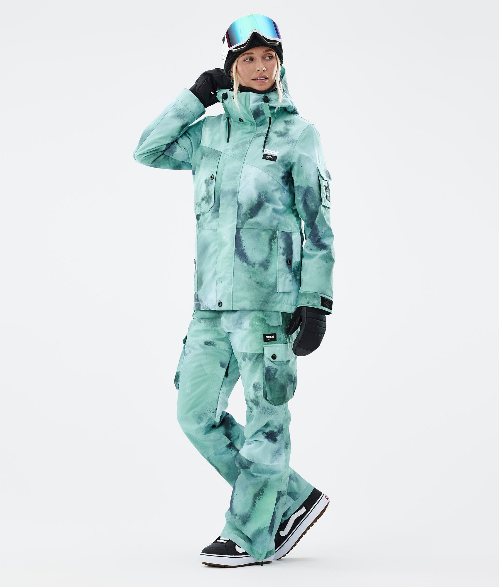 Dope Iconic W Snowboard Pants Women Liquid Green | Dopesnow.com