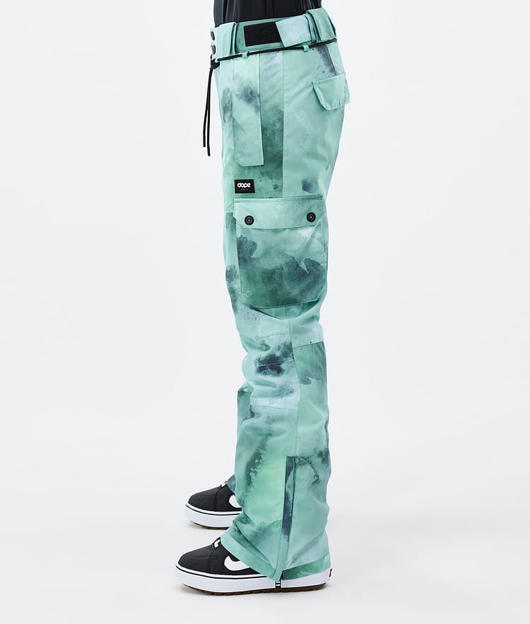 Iconic W Snowboardbyxa Dam Liquid Green