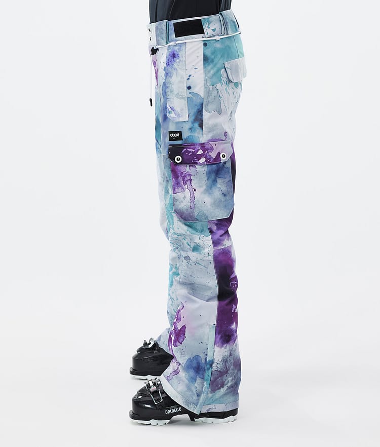 Iconic W Pantalon de Ski Femme Spray Green Grape