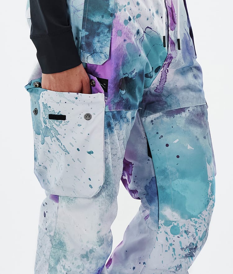 Iconic W Pantalon de Snowboard Femme Spray Green Grape, Image 6 sur 7