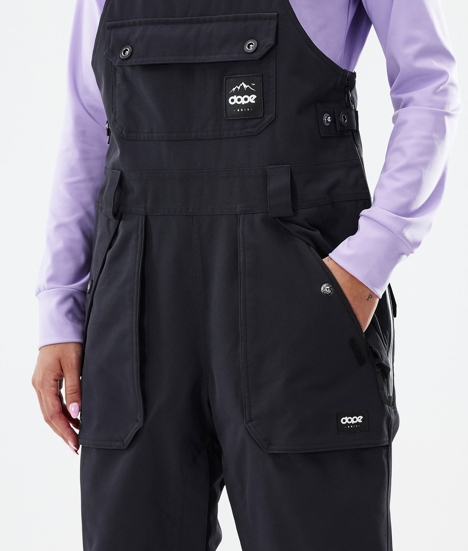 Notorious B.I.B W Pantaloni Snowboard Donna Black, Immagine 5 di 7