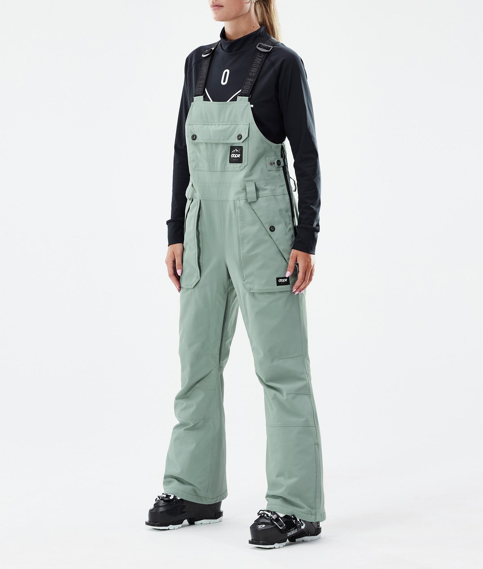 Dope Notorious B.I.B W Ski Pants Women Faded Green | Dopesnow.com