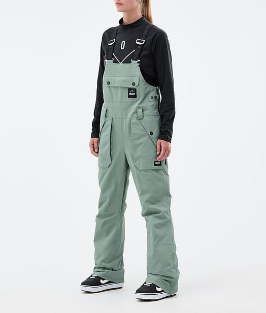 Notorious B.I.B W Snowboard Pants Women Faded Green