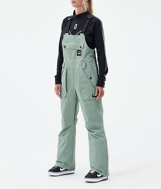 Notorious B.I.B W Pantaloni Snowboard Donna Faded Green