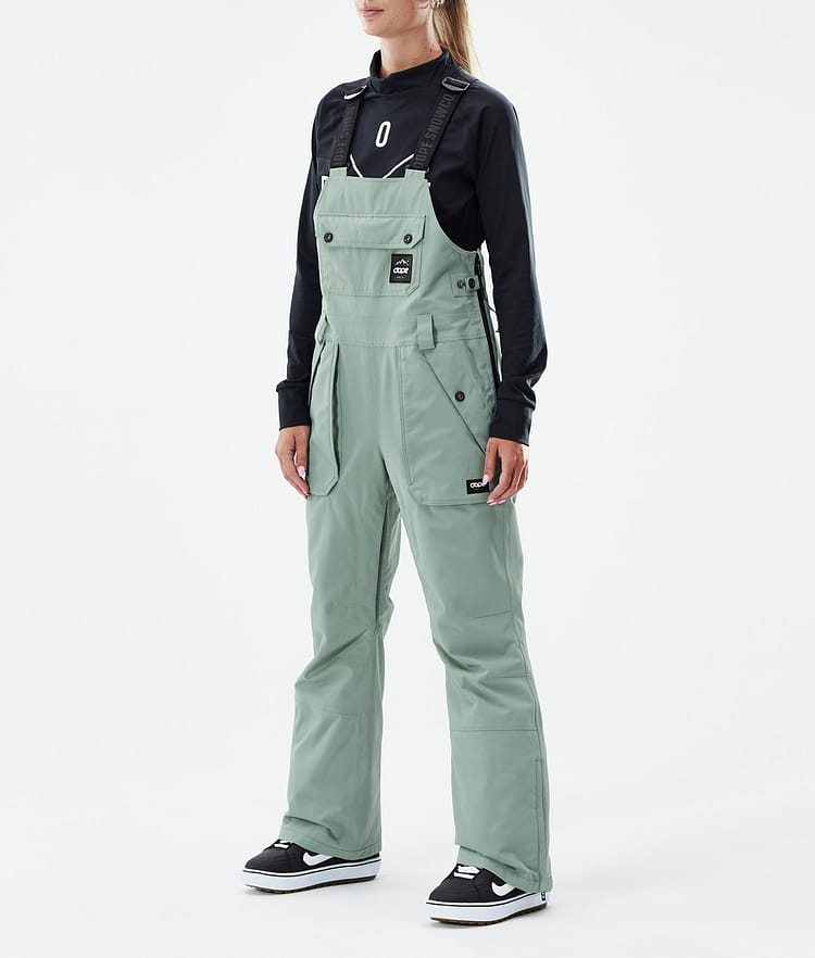 Notorious B.I.B W Pantaloni Snowboard Donna Faded Green, Immagine 1 di 7