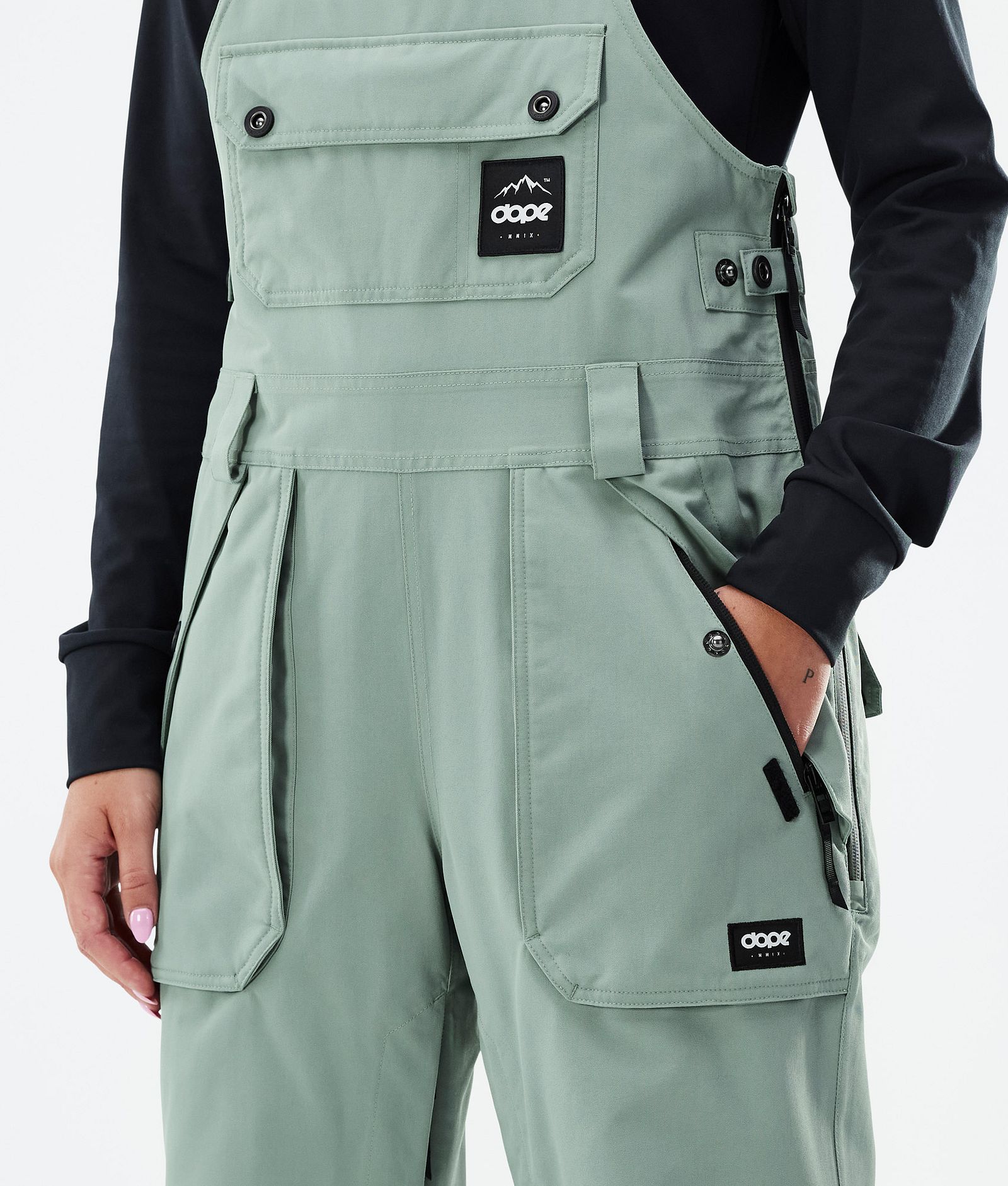 Notorious B.I.B W Pantaloni Snowboard Donna Faded Green, Immagine 5 di 7