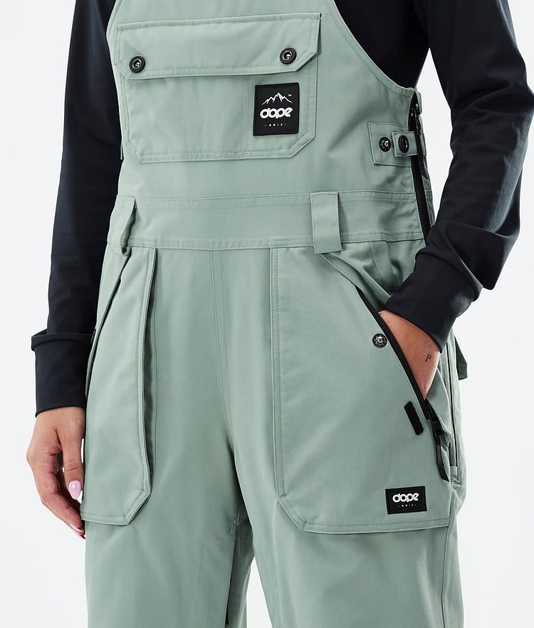 Notorious B.I.B W Pantalon de Snowboard Femme Faded Green, Image 5 sur 7