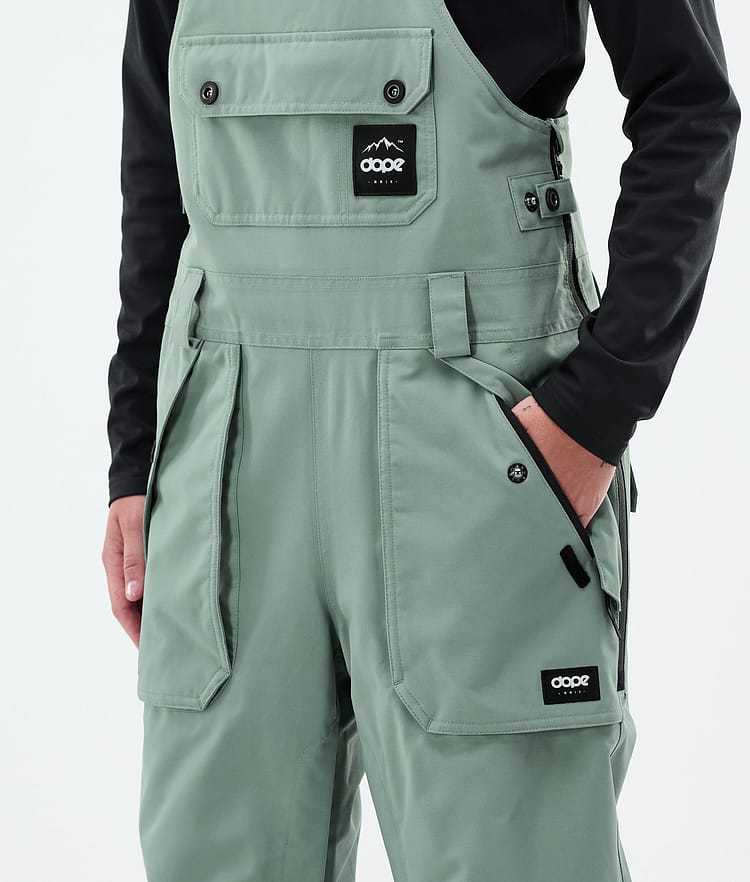 Notorious B.I.B W Snowboardbyxa Dam Faded Green, Bild 5 av 7