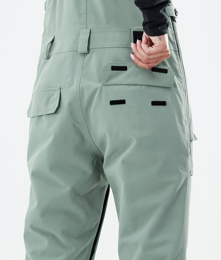 Notorious B.I.B W Pantalon de Ski Femme Faded Green, Image 7 sur 7