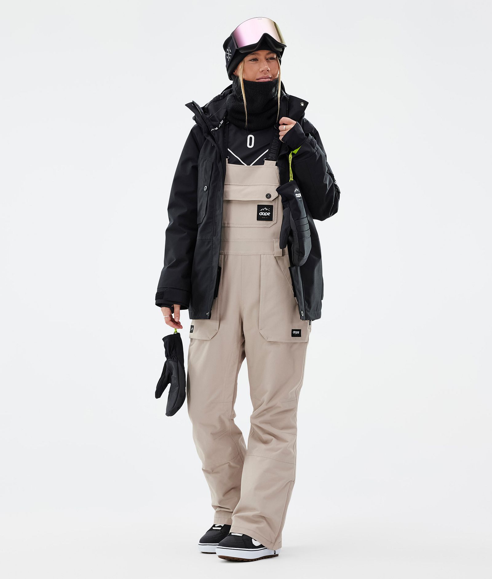 Notorious B.I.B W Pantaloni Snowboard Donna Sand Renewed, Immagine 2 di 7