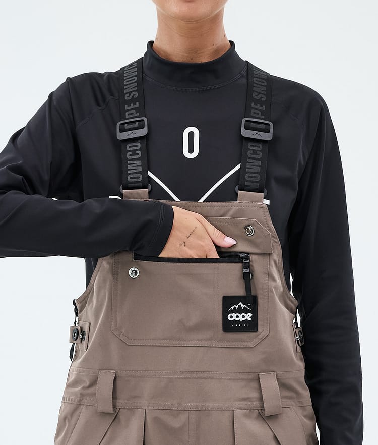 Notorious B.I.B W Pantalon de Snowboard Femme Walnut, Image 6 of 7