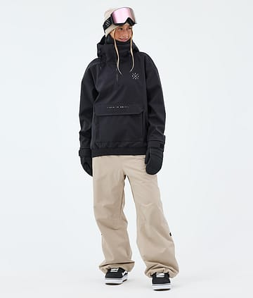 Cyclone W Snowboard Outfit Women Black/Sand