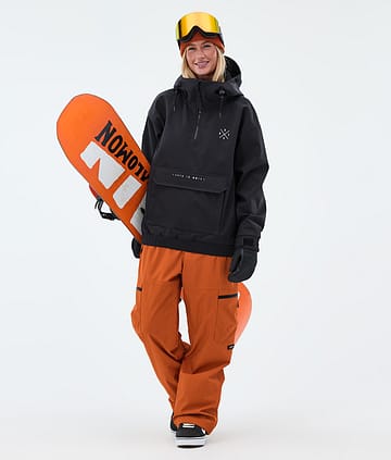 Cyclone W Outfit Snowboard Femme Black/Burned Orange