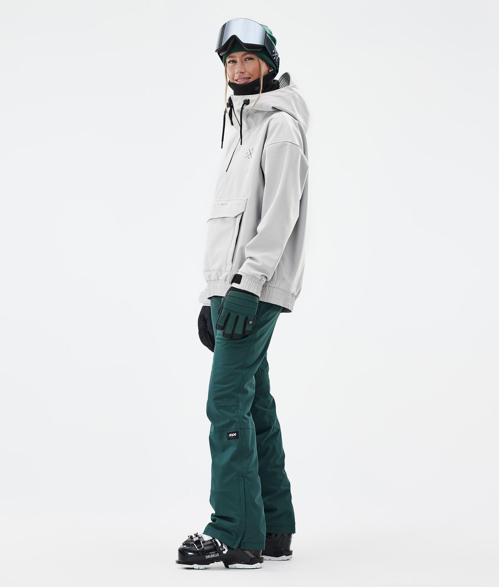 Cyclone W Ski Jacket Women Light Grey, Image 3 of 8