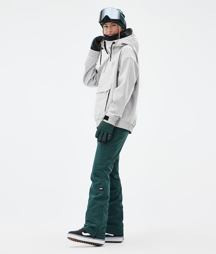 Cyclone W Snowboard Jacket Women Light Grey