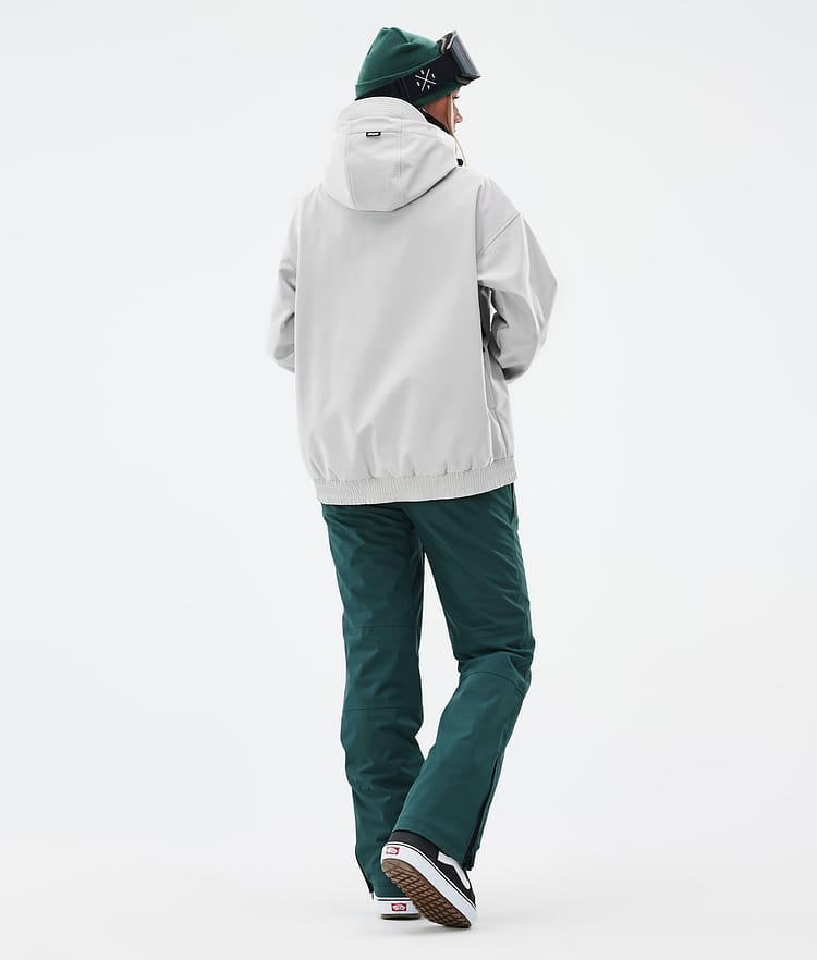 Cyclone W Snowboardjacke Damen Light Grey, Bild 4 von 8