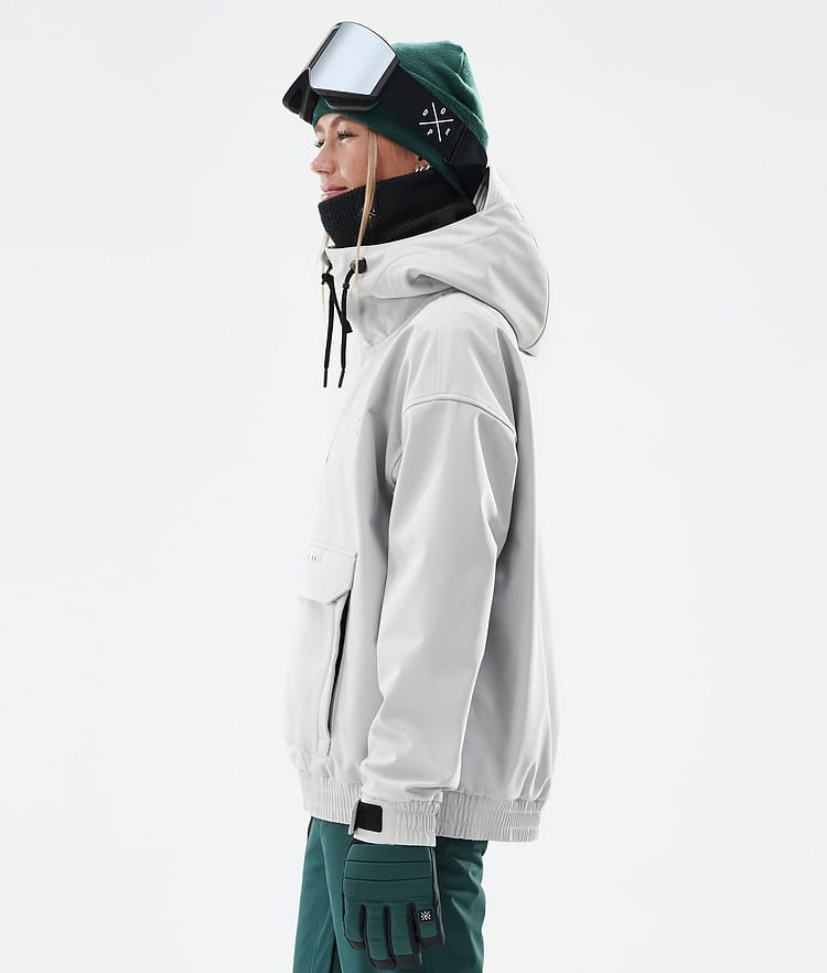 Cyclone W Snowboardjacke Damen Light Grey, Bild 5 von 8