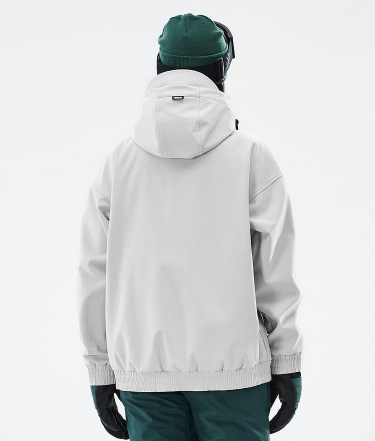 Cyclone W Snowboardjacka Dam Light Grey Renewed, Bild 6 av 8