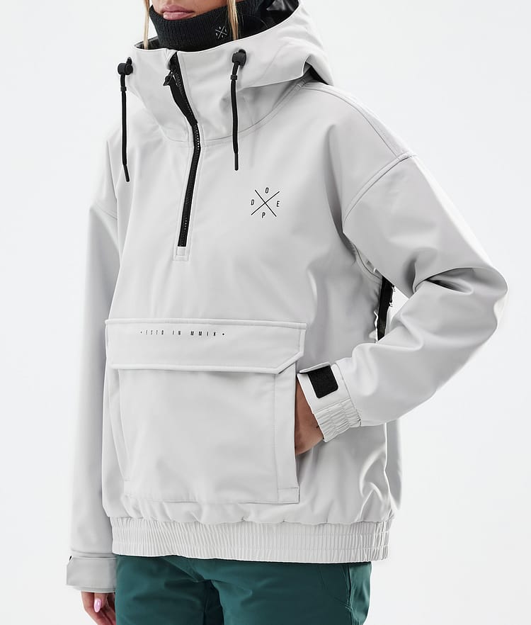 Cyclone W Snowboardjacke Damen Light Grey, Bild 7 von 8