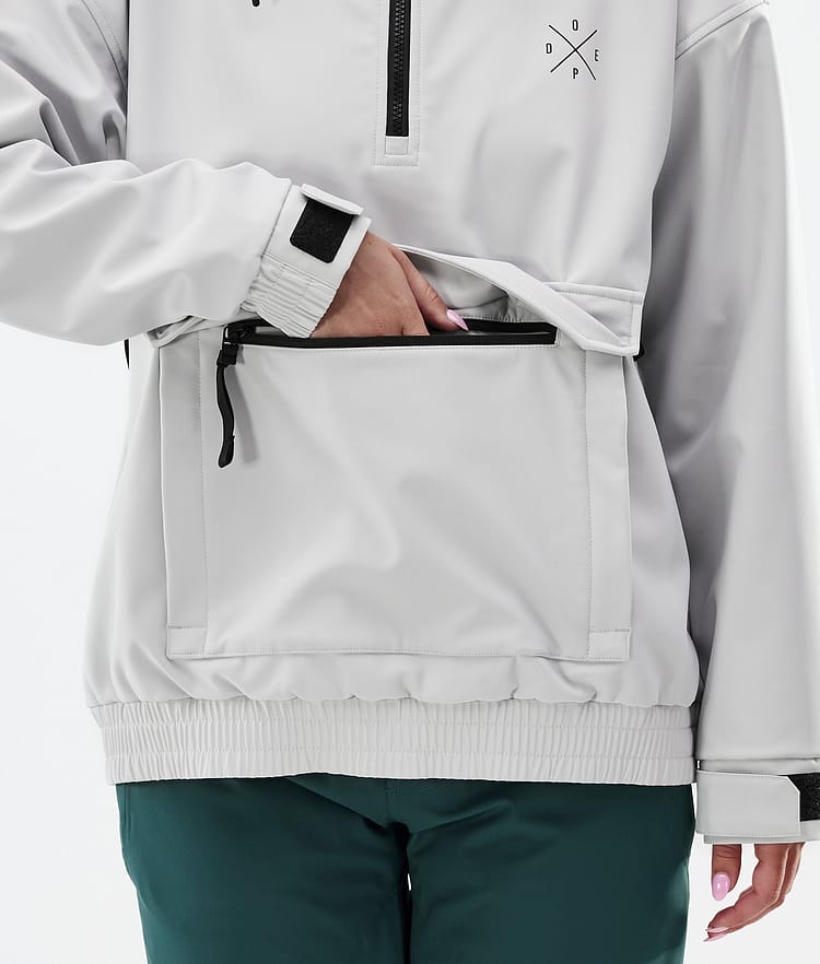 Cyclone W Snowboardjacke Damen Light Grey, Bild 8 von 8