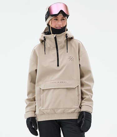 Cyclone W Snowboardjakke Dame Sand