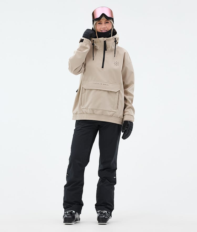 Cyclone W Veste de Ski Femme Sand, Image 3 sur 9