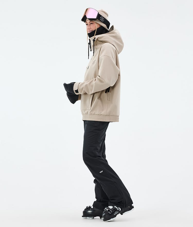Cyclone W Veste de Ski Femme Sand, Image 4 sur 9
