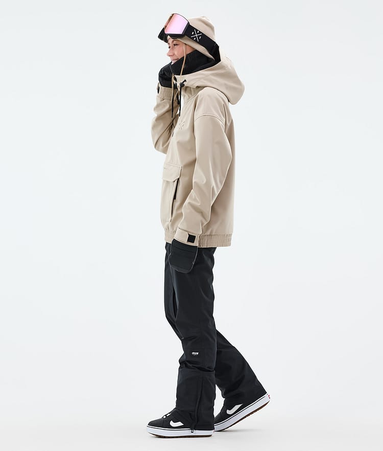 Cyclone W Snowboard Jacket Women Sand, Image 4 of 9
