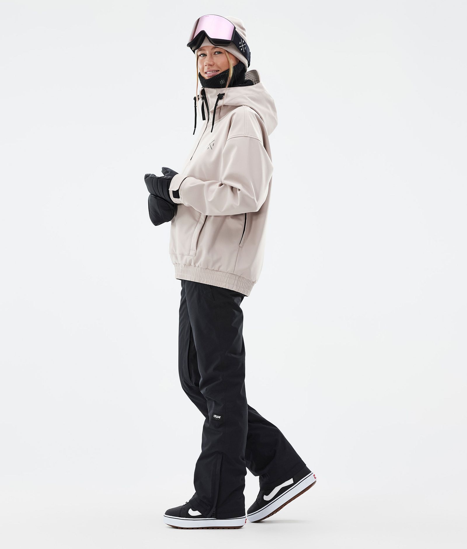 Cyclone W Veste Snowboard Femme Sand, Image 3 sur 8