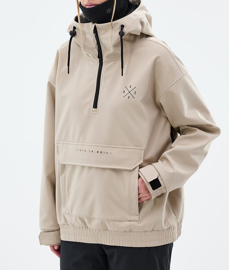 Cyclone W Snowboard Jacket Women Sand, Image 8 of 9
