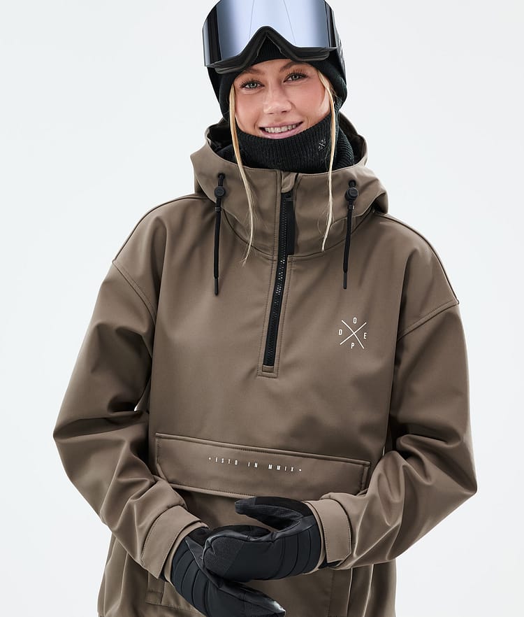 Cyclone W Giacca Snowboard Donna Walnut, Immagine 2 di 9