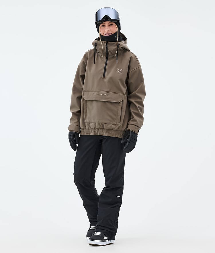 Cyclone W Giacca Snowboard Donna Walnut, Immagine 3 di 9