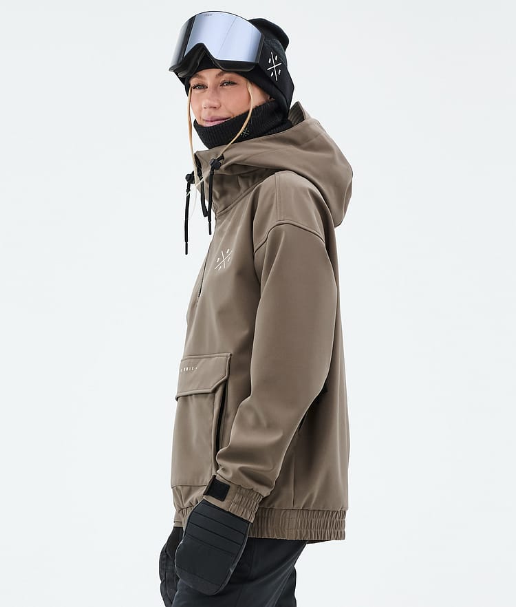 Cyclone W Giacca Snowboard Donna Walnut, Immagine 6 di 9