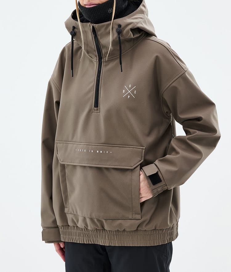 Cyclone W Giacca Snowboard Donna Walnut, Immagine 8 di 9
