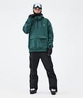 Cyclone Veste de Ski Homme Bottle Green, Image 3 sur 9