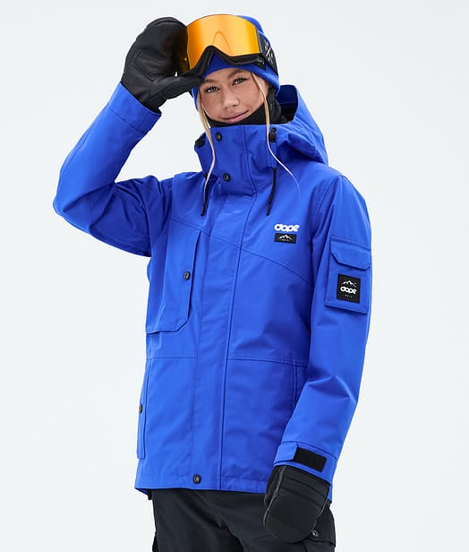 Adept W Snowboardjakke Dame Cobalt Blue