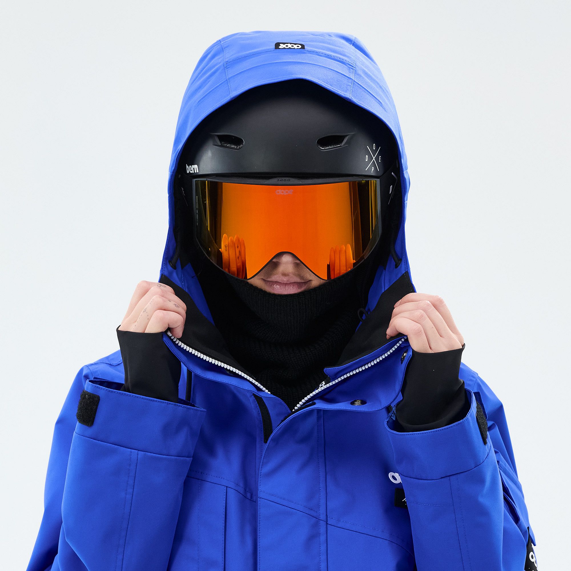 スノーボード harlaut TWO-TONE JACKET - POLICE BLUE harlaut