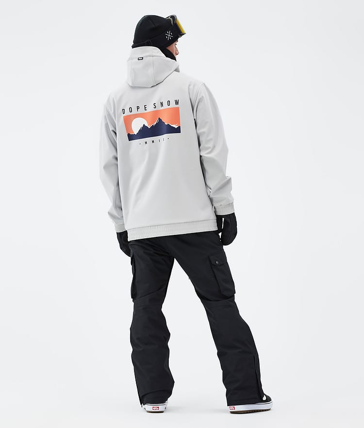 Yeti Kurtka Snowboardowa Mężczyźni Silhouette Light Grey