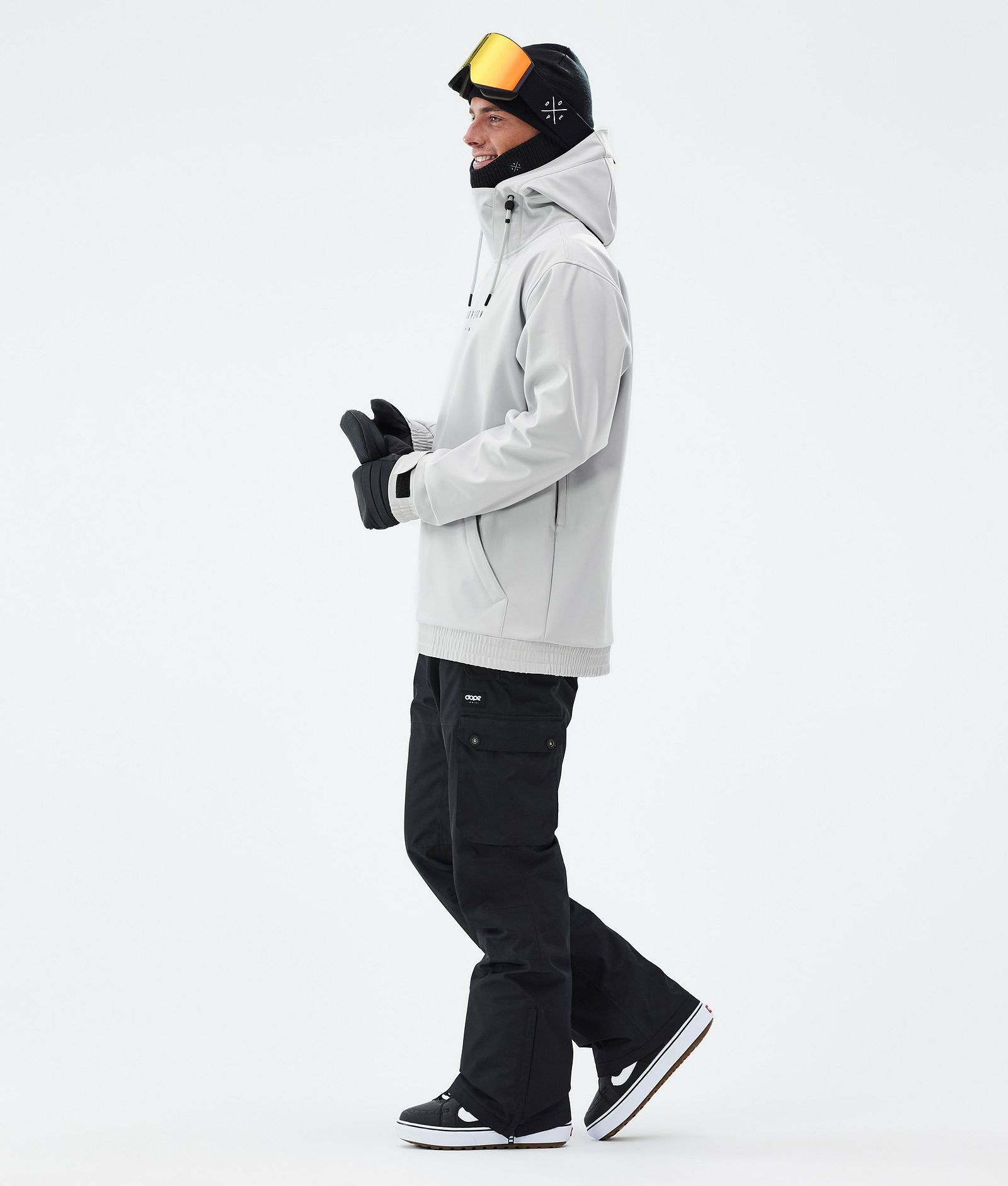 Yeti Veste Snowboard Homme Silhouette Light Grey