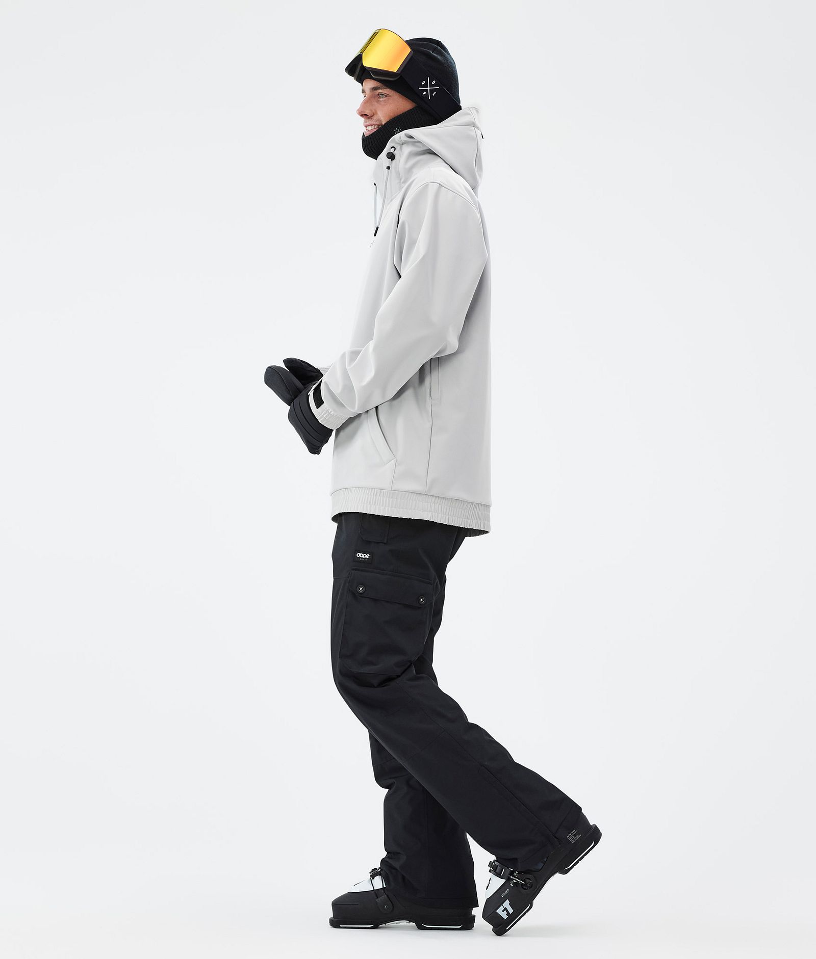 Yeti Ski Jacket Men Silhouette Light Grey