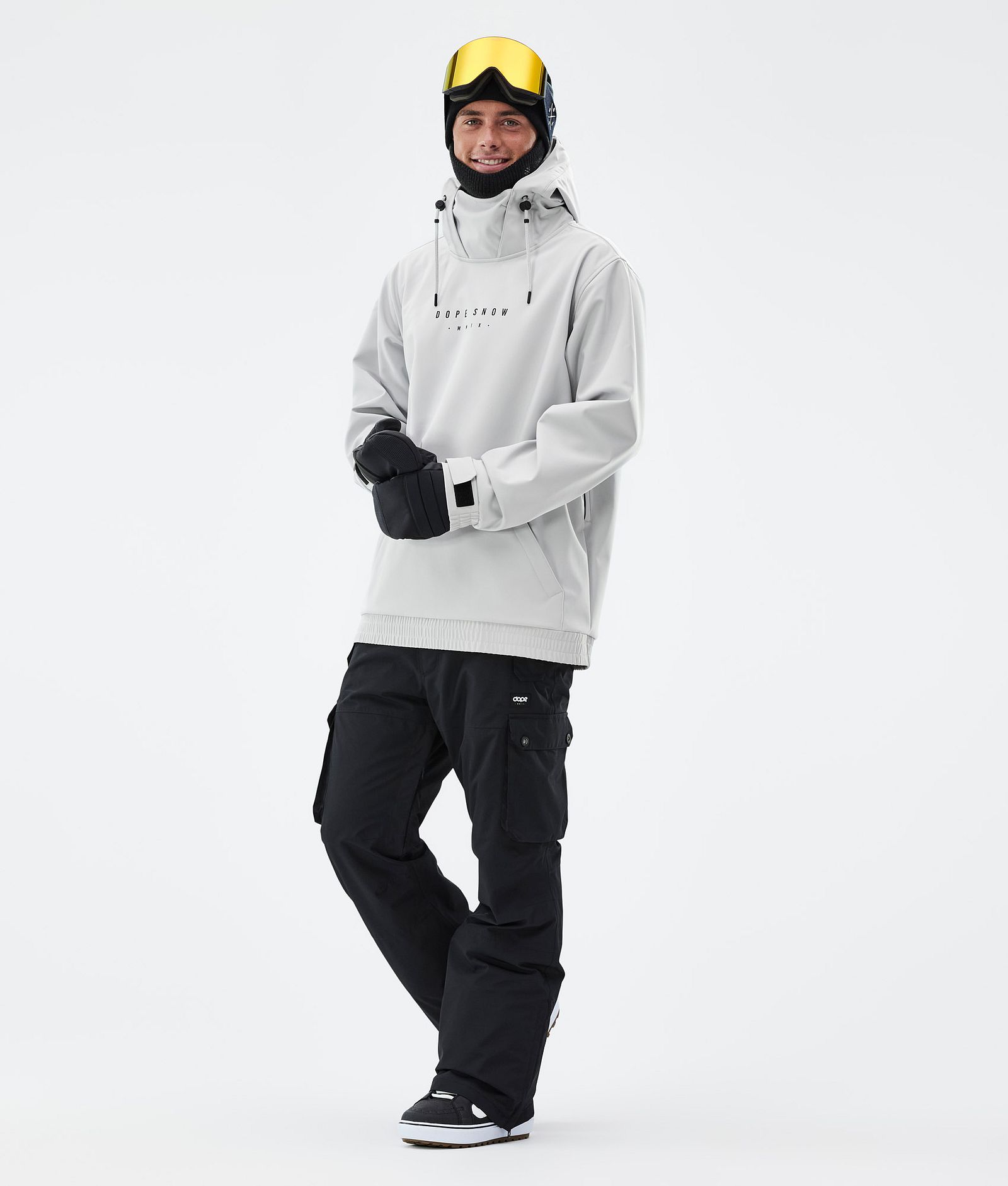 Yeti Veste Snowboard Homme Silhouette Light Grey