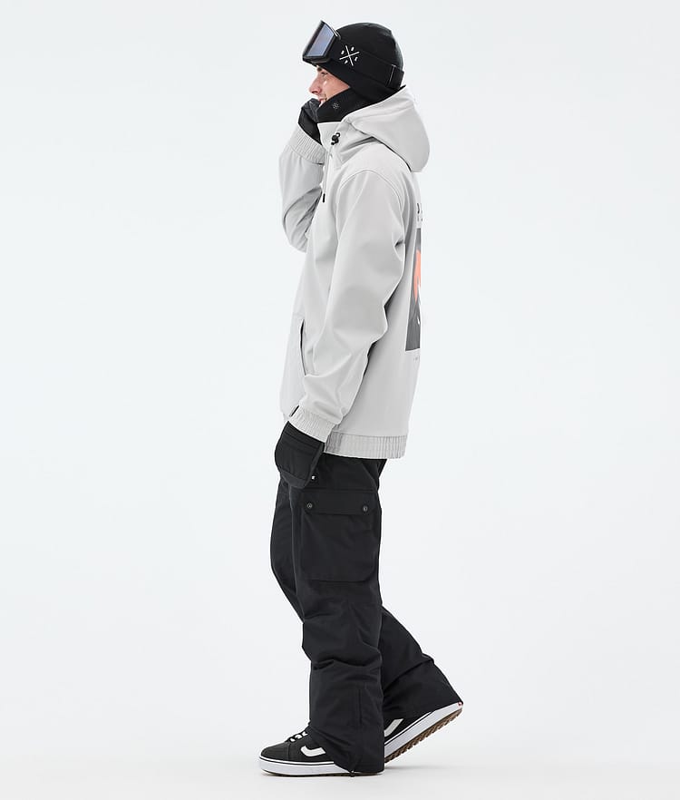 Yeti Snowboard Jacket Men Aphex Light Grey, Image 5 of 8