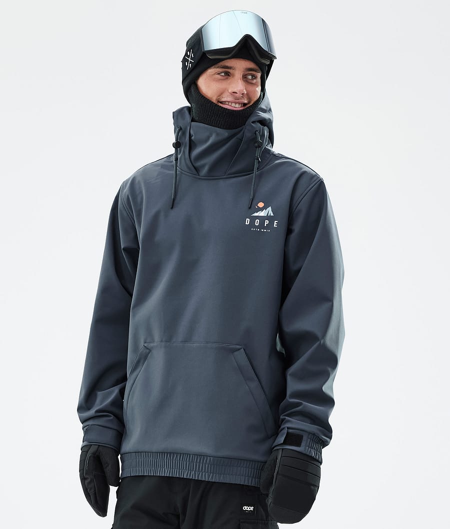 Yeti Snowboard Jacket Men Ice Metal Blue