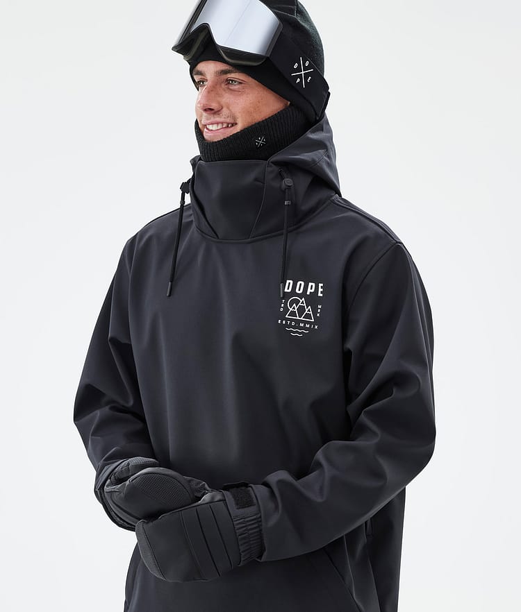 Yeti Kurtka Snowboardowa Mężczyźni Summit Black