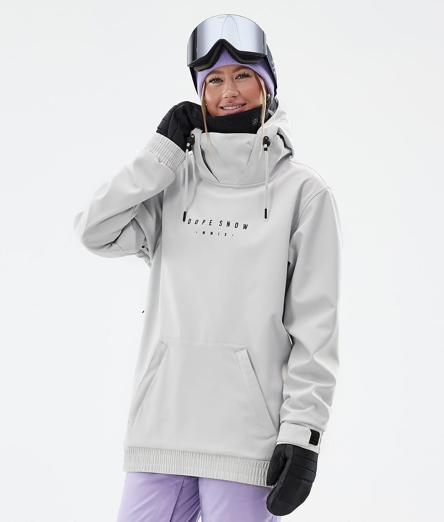 Yeti W Snowboard Jacket Women Silhouette Light Grey