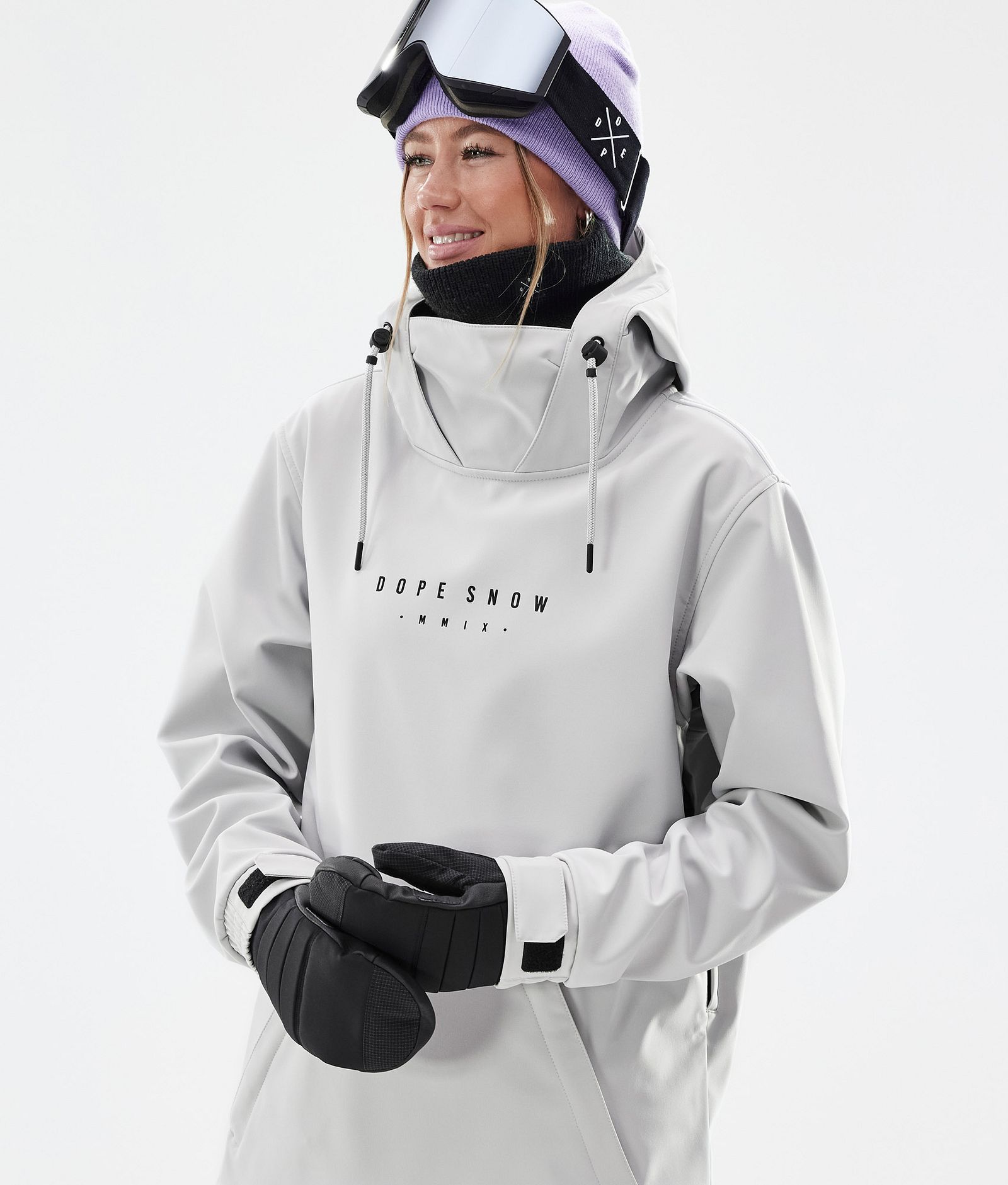 Yeti W Snowboardjakke Dame Silhouette Light Grey Renewed, Billede 2 af 7