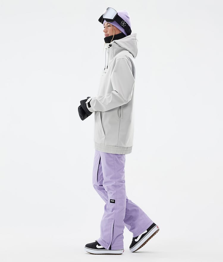 Yeti W Snowboardjakke Dame Silhouette Light Grey, Billede 4 af 7
