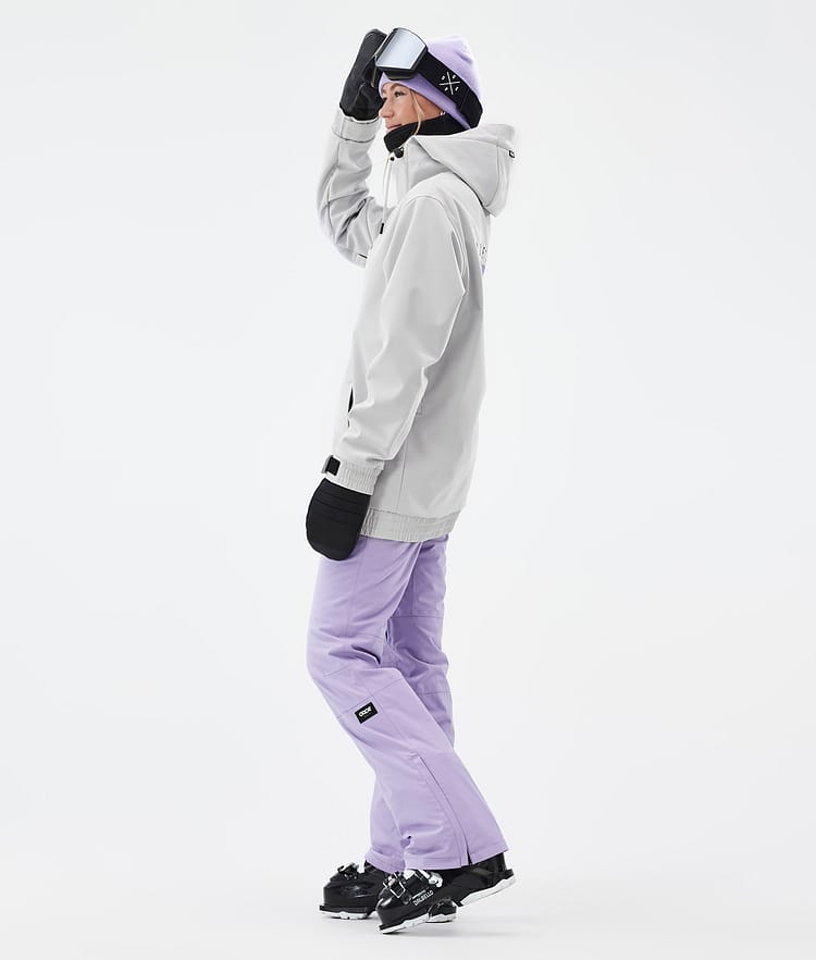 Yeti W Veste de Ski Femme Silhouette Light Grey, Image 5 sur 7