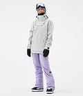 Yeti W Snowboardjacke Damen Silhouette Light Grey Renewed