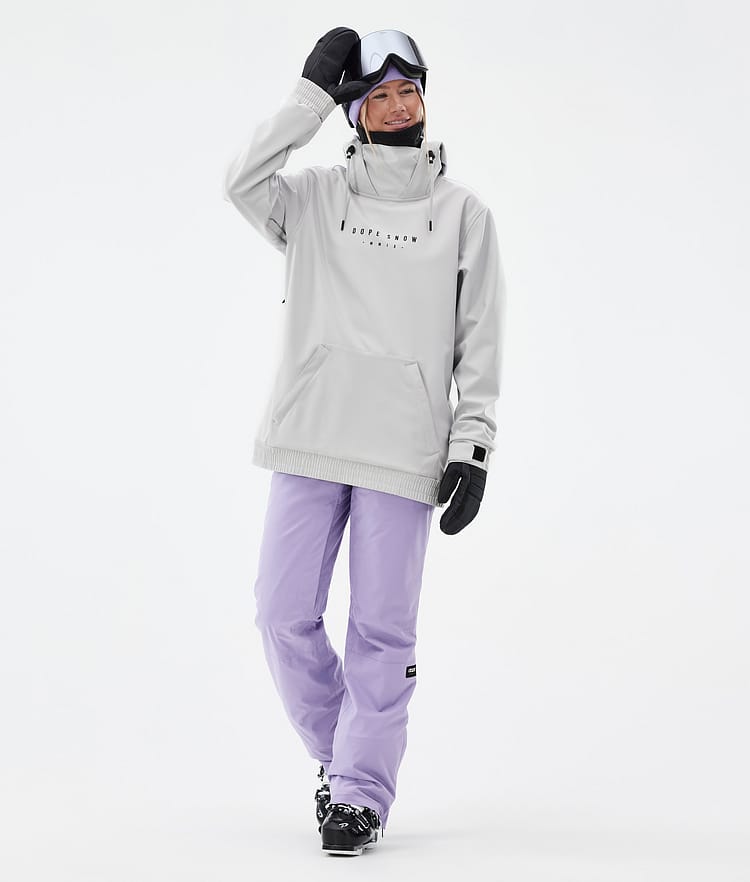 Yeti W Veste de Ski Femme Silhouette Light Grey, Image 6 sur 7